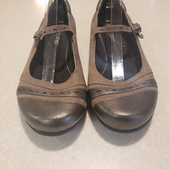 Abeo Noelle Metallica brown Mary Jane comfort Angelica Size 10 - Picture 3 of 10